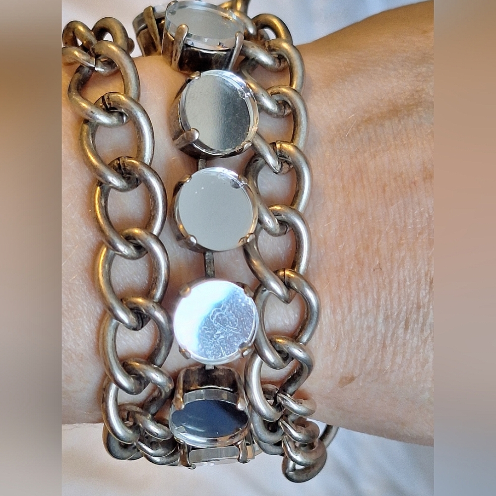BABYLONE, Paris | Mirror Bead, Chains Bracelet